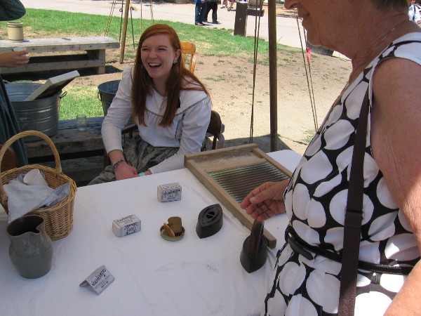 Irons, washboards and other objects from daily life generations ago are on display.