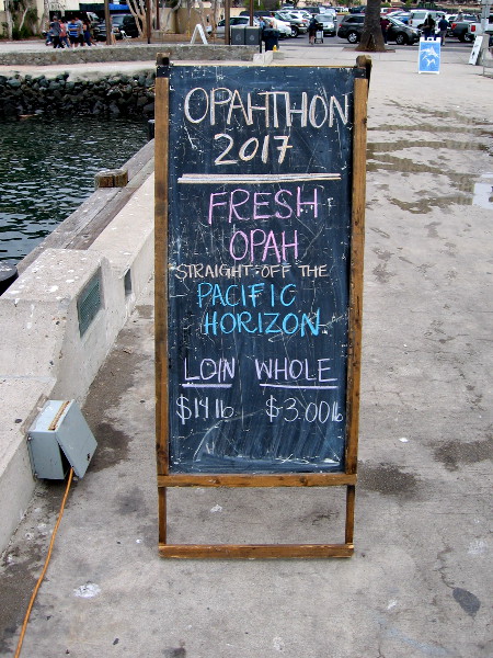 Opahthon 2017 was held this morning on San Diego's Embarcadero at the Tuna Harbor Dockside Market!