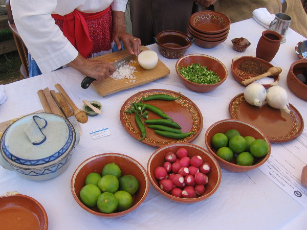 Pozole is a traditional Mexican soup or stew, made from hominy, meat and various vegetable seasonings.