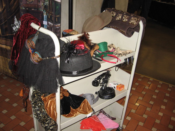 Library visitors during Steampunk Day could pose with Victorian costume accessories and props for a cool photo.