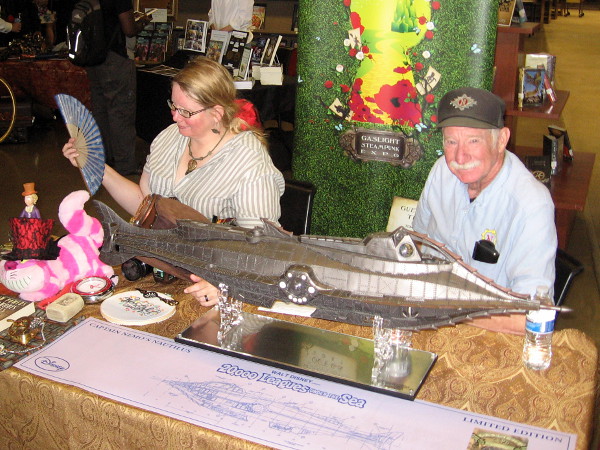 One of the first things I saw was an awesome model of Jules Verne's Nautilus from the classic Disney movie 20,000 Leagues Under the Sea!