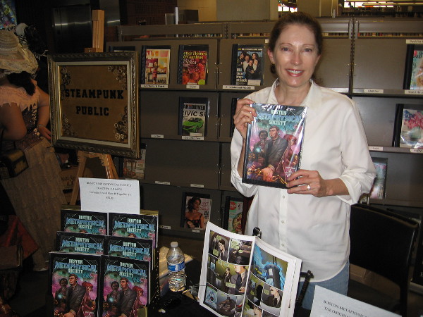 Madeleine Holly-Rosing is author of comic book series Boston Metaphysical Society. Kind of like a steampunk The X-Files I was told. Sounds cool!
