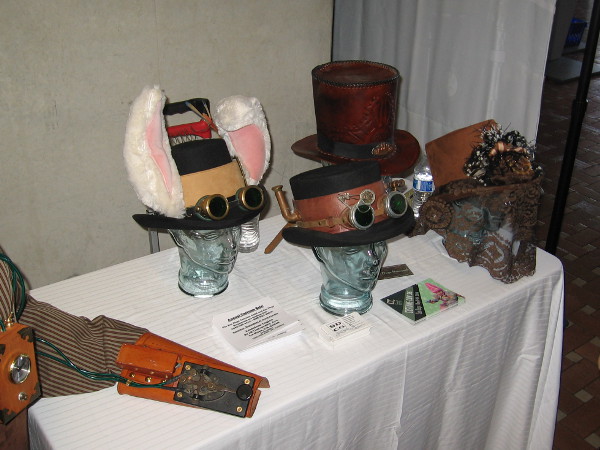 Goggles and top hats everywhere!