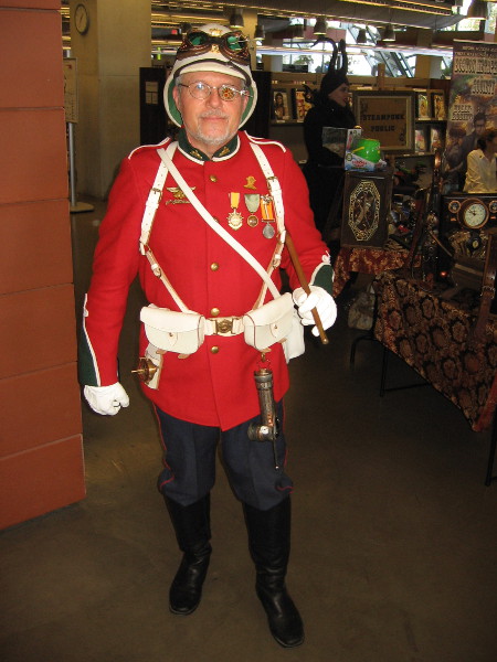 A British explorer or officer or character from an alternate reality--not sure which! But he was super nice!