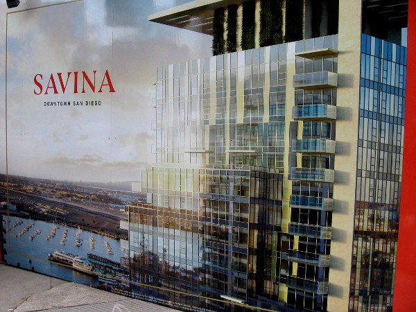 Savina is a 36-story high-rise building containing luxury condos, coming to downtown San Diego.