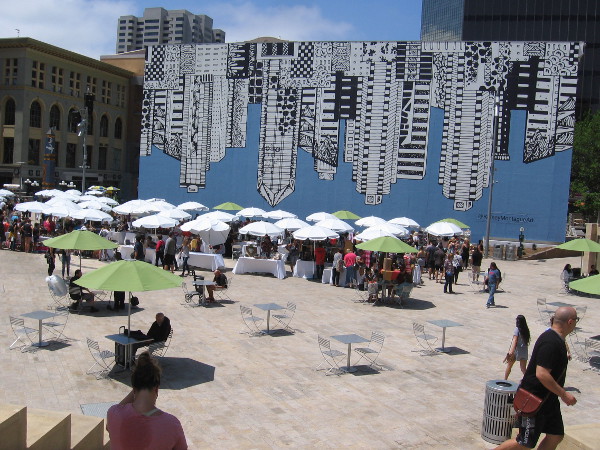 The SoCal Etsy Guild Market took place today in Horton Plaza Park.