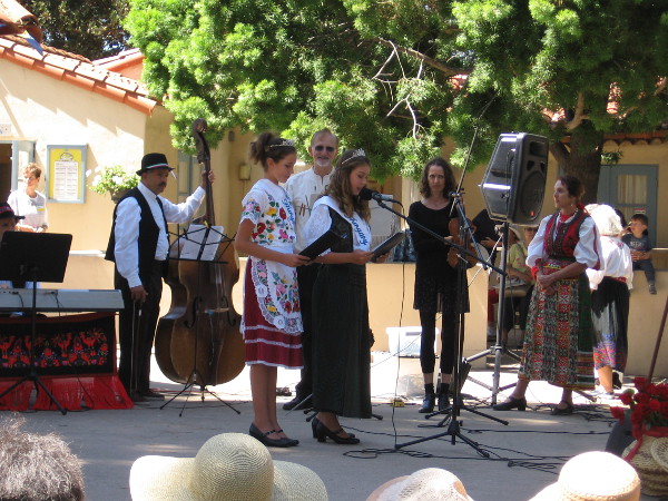 The Sunday afternoon lawn program today at the International Cottages was put on by the House of Hungary.