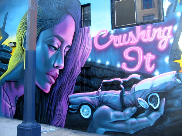 It appears to me the local artists Carly Ealey and Christopher Konecki of Cohort Collective have crushed it!