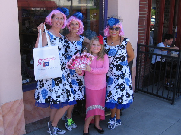 Smiles from some of the ladies of the Flavor Company, a cool dance troupe headquartered in La Mesa.