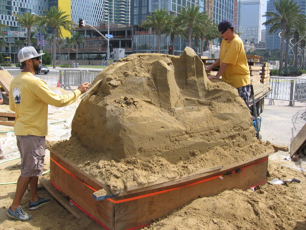 I see some buildings taking form.