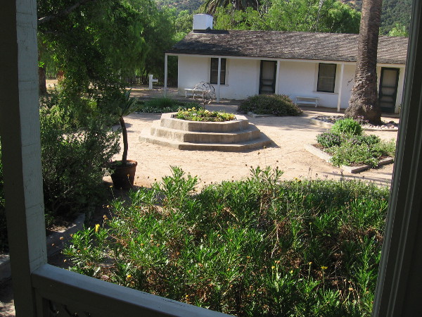 One last photo of the courtyard, a focal point of the ranch house, which has seen many lives, much history.