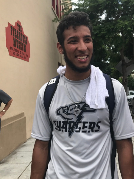 Tampa Chargers' Skylar Mercado. Photo by Margie Jones.