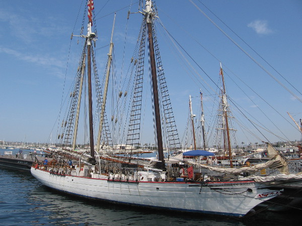 The beautiful tall ship Bill of Rights is participating in the 2017 Festival of Sail in San Diego.