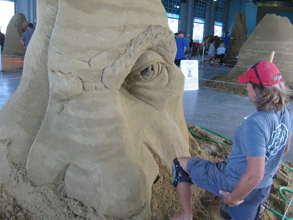 Thoughtful eyes gaze at each other.