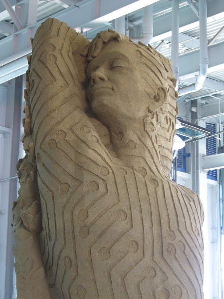 Looks like circuits in silicon that have come to life.