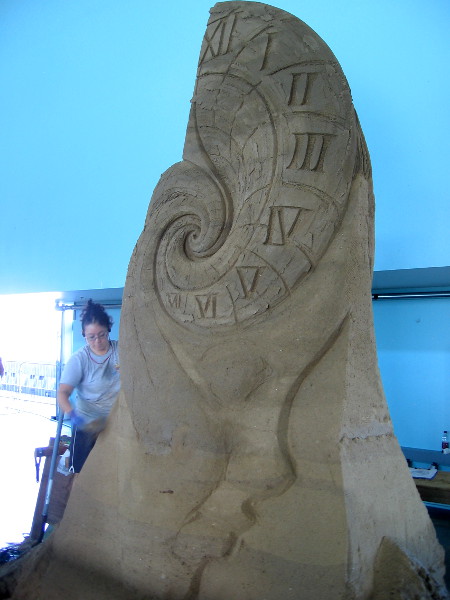 Numbers representing time whirl in the mind.