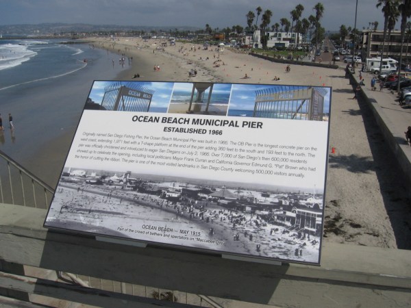 The Ocean Beach Municipal Pier was built in 1966 and is the longest concrete pier on the West Coast. Its reach into deep water makes it an excellent place to catch a wide variety of fish.