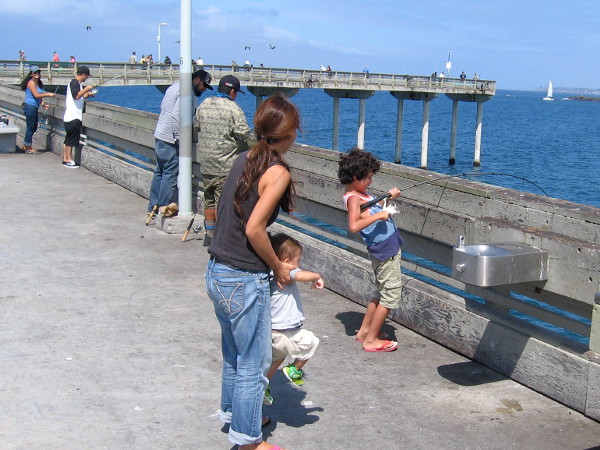 Young and old alike were having success!