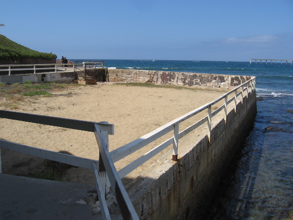The Plunge, often called the Sandbox, was built in 1917. Famous English Channel swimmer Florence Chadwick, who grew up in San Diego, trained here.