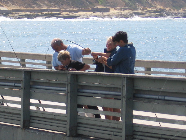 It appears catching that mackerel was a lot of fun!