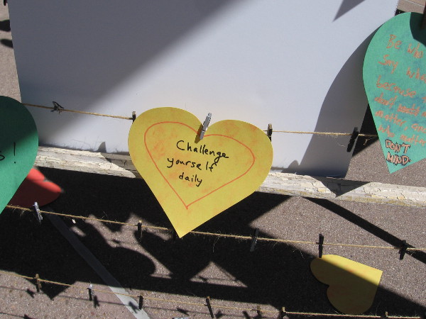 Challenge yourself daily.