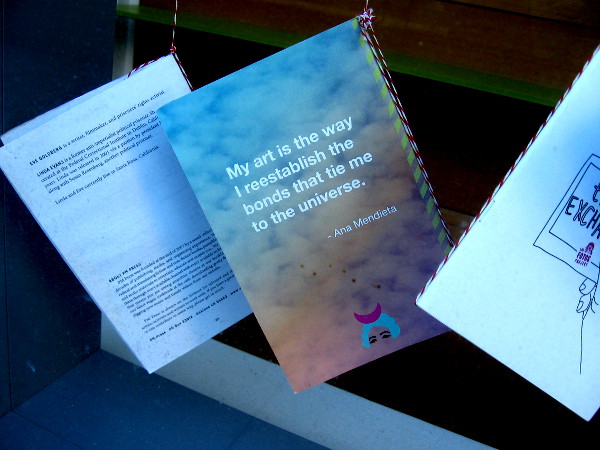 My art is the way I reestablish the bonds that tie me to the universe.