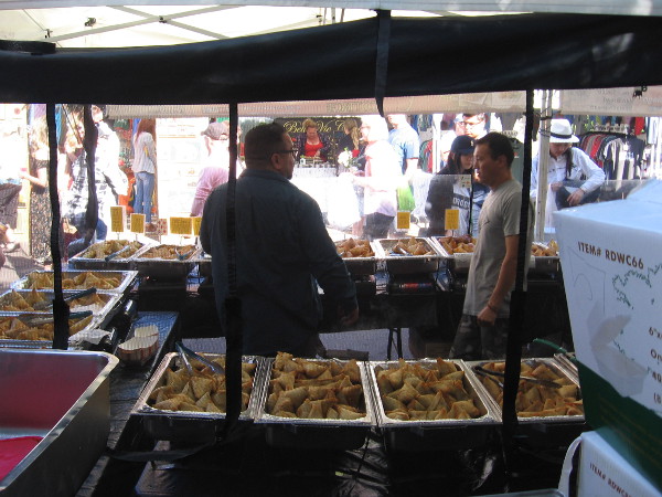 Lots of yummy food is found at the Little Italy Mercato Farmers' Market.