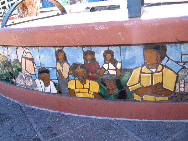 Hispanic youth together, perhaps students. Another scene of life, learning, hope, struggle.