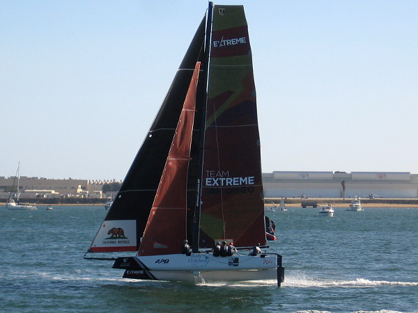 Our local Team Extreme San Diego was making a great showing! San Diego has produced many of the world's top sailors.