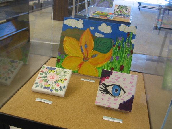 Many expressive works by talented artists are now on display at the San Diego Central Library.