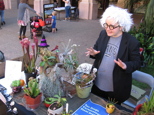 Flesh-eating plants displayed by the San Diego Carnivorous Plant Society appeared even scarier than usual!