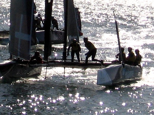 A dance upon sparkling water.