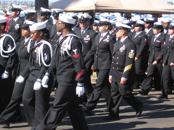 The military was honored in San Diego during the 2017 Veterans Day Parade along the Embarcadero.