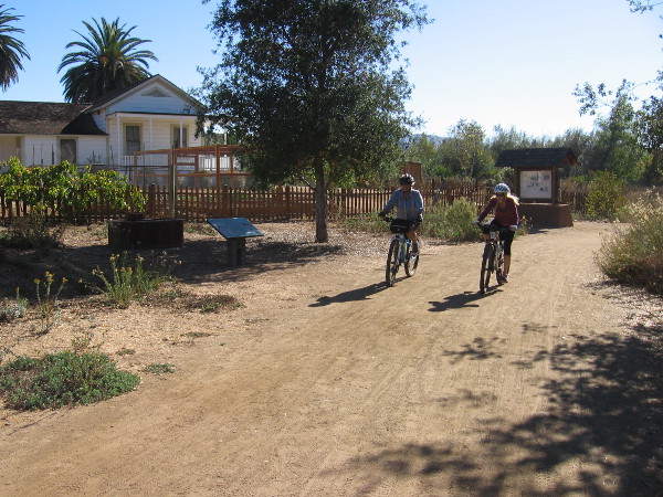 The trail past the old farmstead is popular with hikers, mountain bikers and equestrians.
