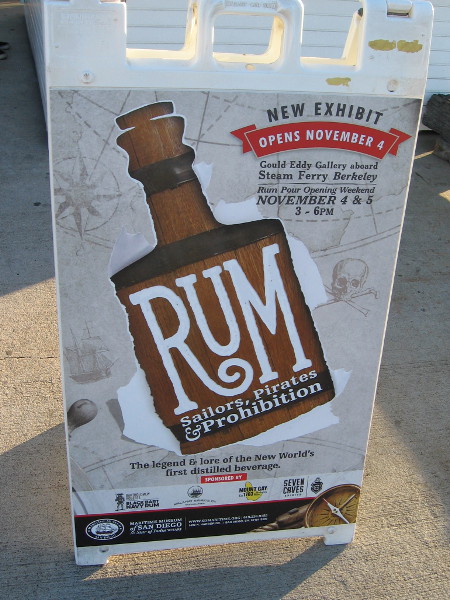 Rum: Sailors, Pirates and Prohibition is a cool new exhibit inside the Steam Ferry Berkeley, at the Maritime Museum of San Diego!