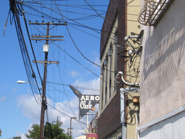 I'm approaching the Aero Club.