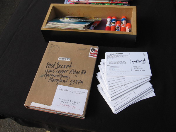 PostSecret is a project that was begun in 2004 by Frank Warren. Over a million secrets have been shared.