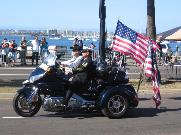 Many motorcyclists were also in the big parade.