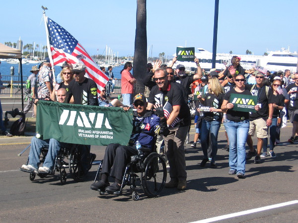 Here come the Iraq and Afghanistan Veterans of America.