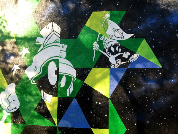 Marvin the Martian is ready to conquer planet Earth. But somehow I don't think he'll succeed.