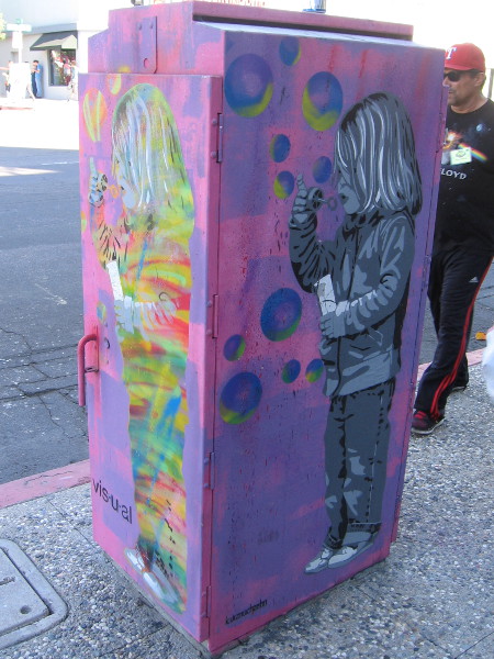 Fun street art in North Park, one of many cool neighborhoods in San Diego.