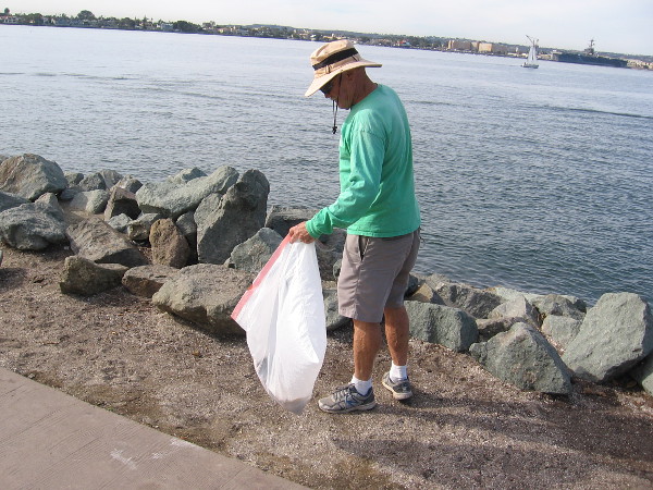 Removing what is discarded and unwanted.