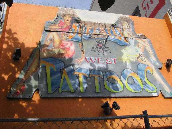 The building on Broadway that was home to Superfly West Tattoos is being demolished to make room for a new downtown high-rise condo development.