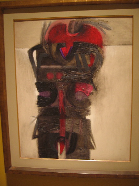 House Eight, oil on canvas, 1978. Fernando de Szyszlo, Peruvian, 1925-2017.