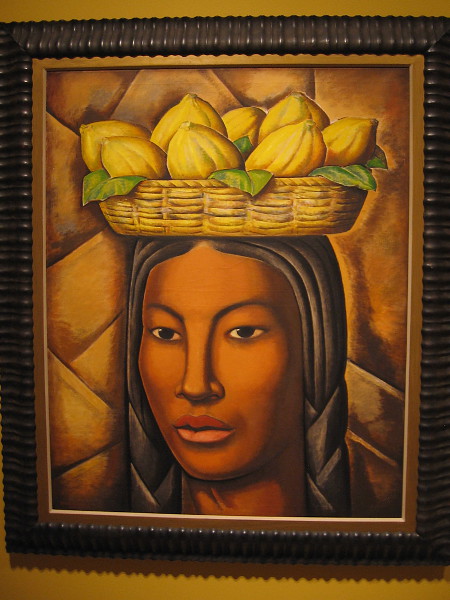 The Native, oil on canvas, ca. 1936. Alfredo Ramos Martinez, Mexican, 1871-1946.