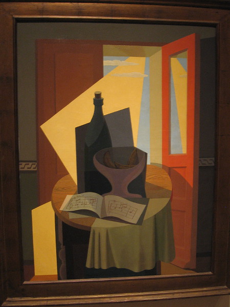 Concert, oil on canvas, 1941. Emilio Pettoruti, Argentinian, 1892-1971.