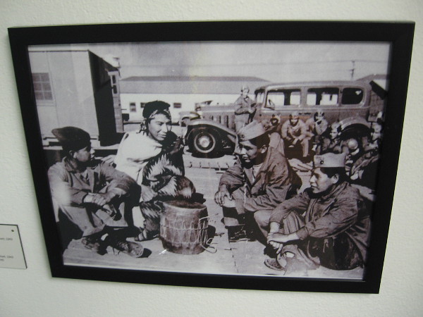 Navajo Code Talkers share their culture at Camp Elliott, 1943.