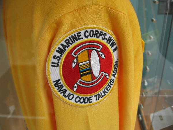 Shoulder patch of U.S. Marine Corps--WWII Navajo Code Talkers Association.