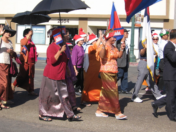 Friendly folks from the Cambodian Nazarene Church.