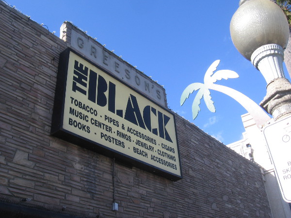 The Black in Ocean Beach occupies a building with a unique history. Greeson Hardware was once here, as were various markets, and the USO.